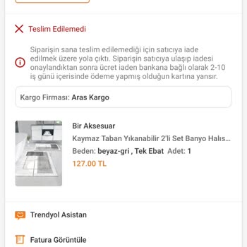 Trendyol Teslim Edilemeyen Ürünüm Hakkında