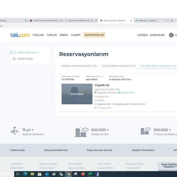 Tatil Com Parasını Verdiğim Halde 3 Senedir Konaklama Yapamıyorum