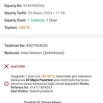 Trendyol Sürekli Sipariş İptali Yapıyor