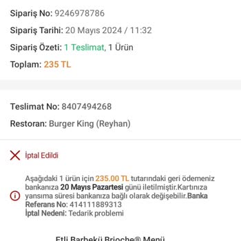 Trendyol Sürekli Sipariş İptali Yapıyor