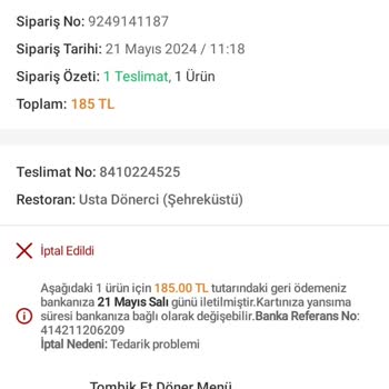 Trendyol Sürekli Sipariş İptali Yapıyor