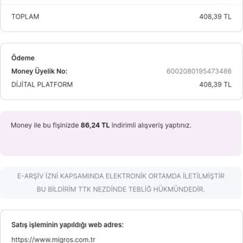 Migros Bana Sormadan Ürün Çıkarıp Money Kampanyasını İptal Ediyor.