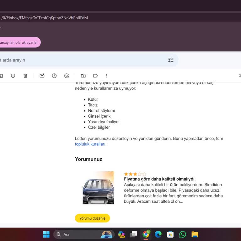 Amazon Eleştirel Yorumu Yayınlamıyor.