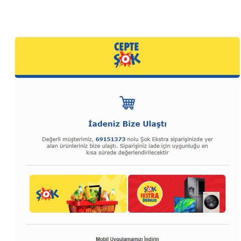 Şok Market Ücret İade Yapmıyor