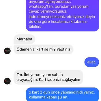 Dekorevi Mobilya Teslim Alınmayan Ürünlerin Ücretinin İadesi