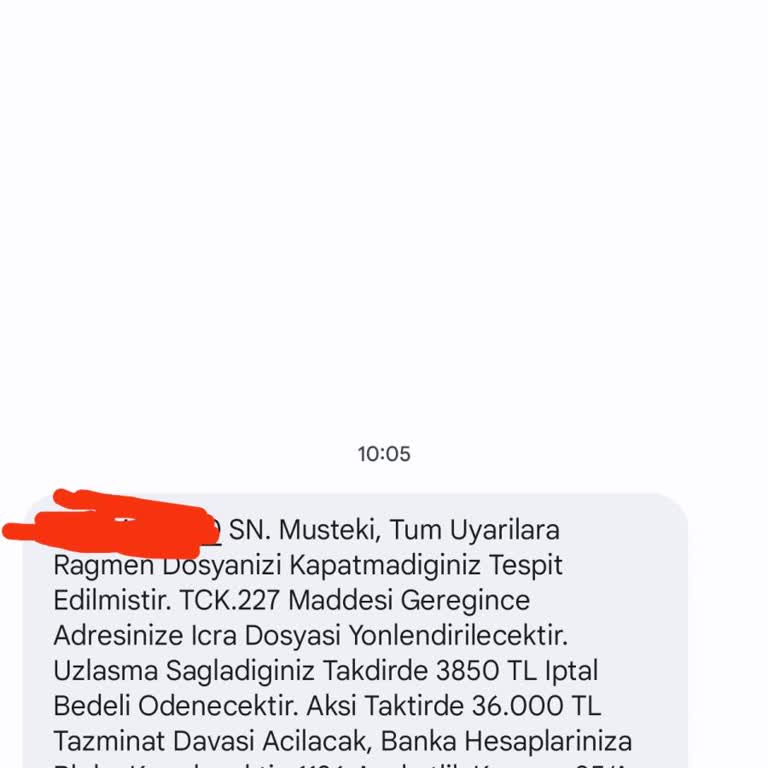 ENASDNS (SMS) AEG P DNS Adınca Sahte Mesaj