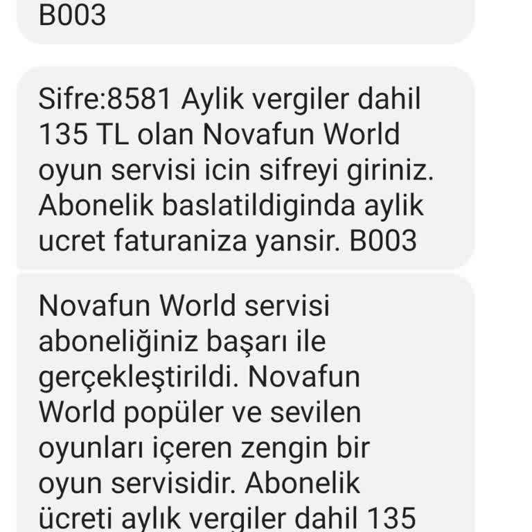 Portfun.mobi İzinsiz Ve Bilgim Dışında Ücretli Abonelik İşlemi