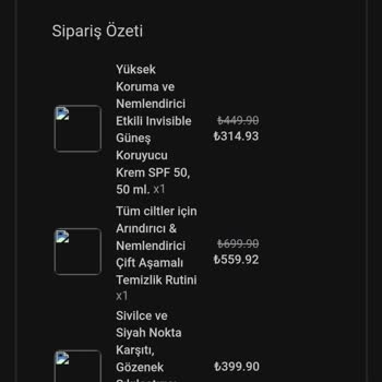 The Purest Solutions Sipariş Eksik Ürün Var