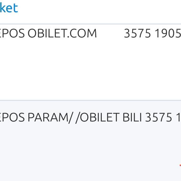 Obilet İade Paramı Vermediler...