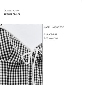 Zara Ürünümü Kaybedip İade Sağlamıyor