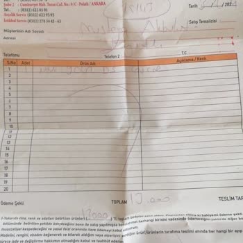 Şikayetim Var Arçelik'ten