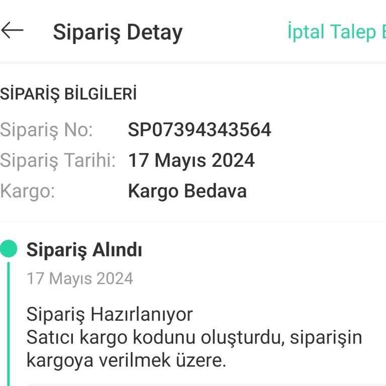 Dolap Satıcı Üyeye Ulaşılmıyor Dolap Uygulaması Ürün İptaline İzin Vermiyor