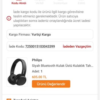 Trendyol Vatan Bilgisayar Aldığım Ürün Garanti Değişim Yapmadı