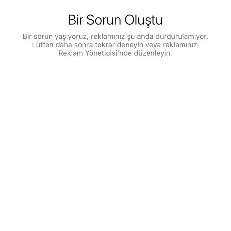 Instagram Reklam Durduramama Sorunu