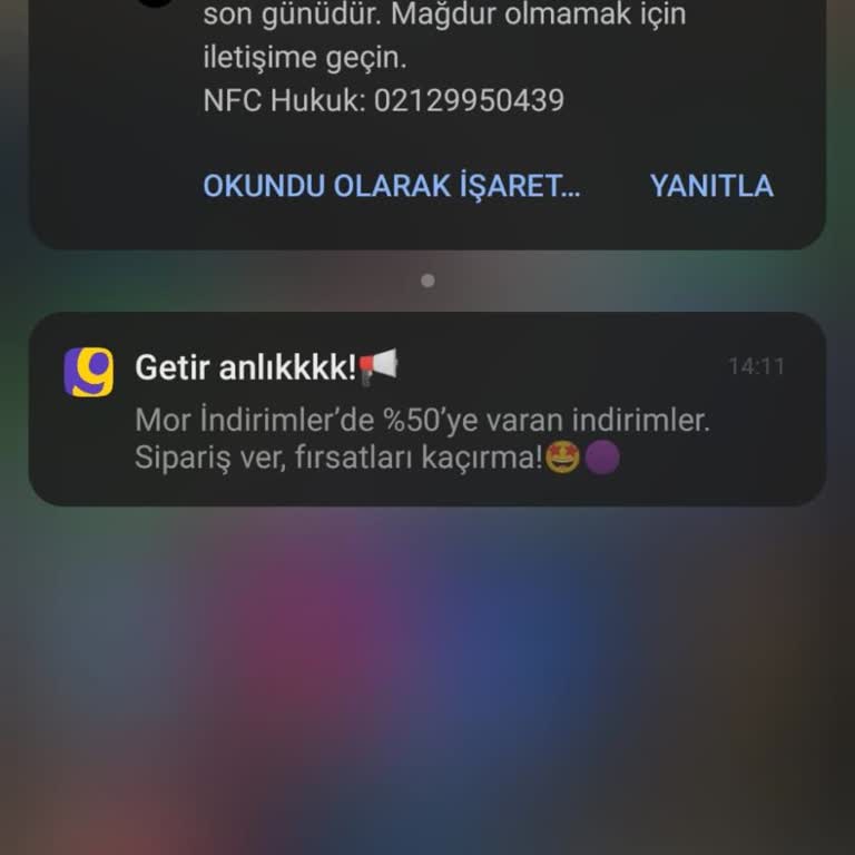 NFC Hukuk (SMS) NFC Hukuk Sözde Ceza Dosyası