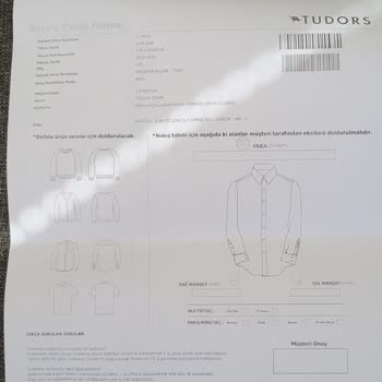 Tudors İncelemeye Gönderdiğim Gömlekleri Kaybetti