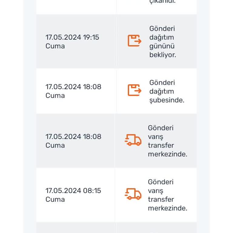 PTT Kargo Dağıtımda Olan Ama Gelmeyen Kargo
