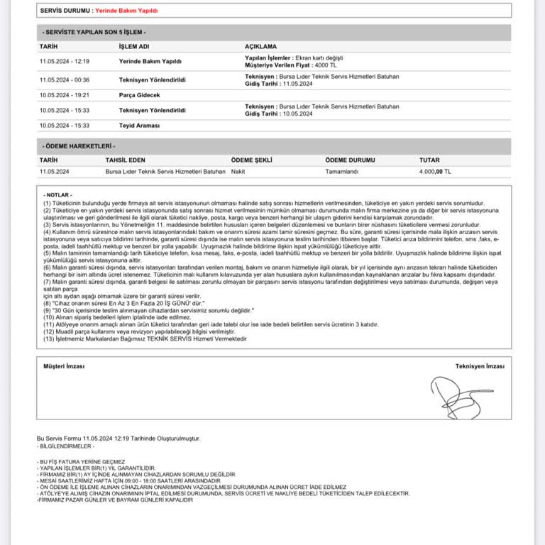 Lider Group Servis (444 59 08) Sahte Yetkili Servis!