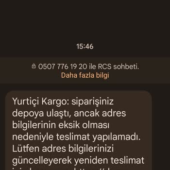 PTT Kargo Kargo Mesajıyla Başlayan Şüpheli İstek