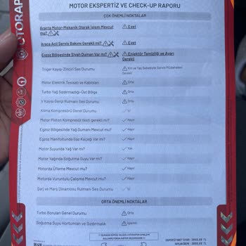 Oto Rapor Ekspertiz