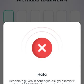 Pep Hesap Askıya Alındı