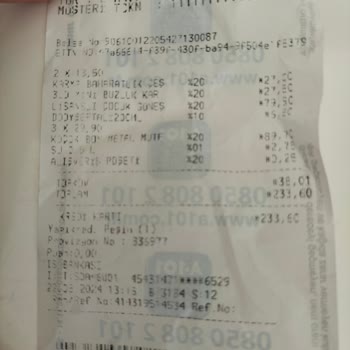 Şehzade Market Fazla Ürün Ücreti Alması