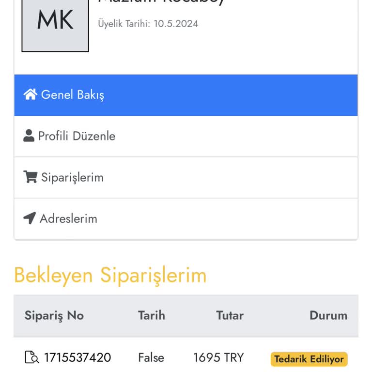 Scrubs Balçova 10 Gündür Tedarik Sürecinde Bekleyen Forma Siparişi