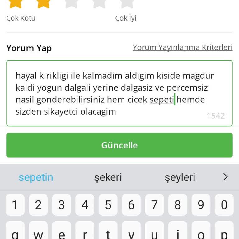 ÇiçekSepeti Çiçek Sepetinde Resimle Alakası Olmayan Ürün Satılıyor