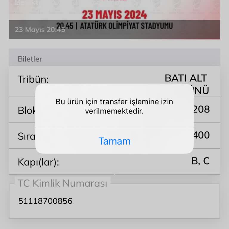 Passolig Bilet Transfer Edememe