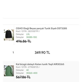 Sultan Butik 1 Aydır İade Bekliyorum