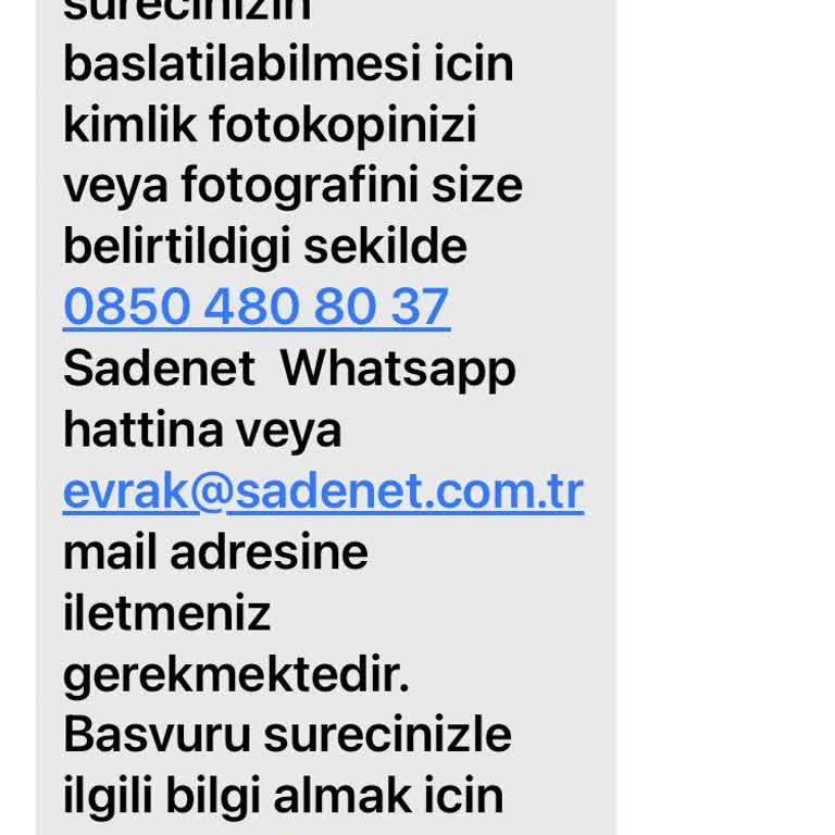 Sadenet Hizmet Ve İptal Kusuru