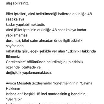 Bubilet'ten Aldığım Biletin İptal Ve İadesinin Yapılmaması