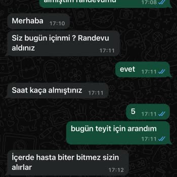 Lilyum Tıp Merkezi Randevu Saatine Uyum Sağlamama