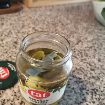 Tat Gıda Tat Marka Turşudan Çıkan Plastik Cisim