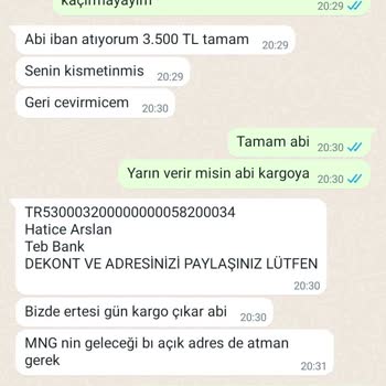 TÜRK-Ars Otomotiv Ürünleri Satış Yaptılar Ürünü Göndermediler