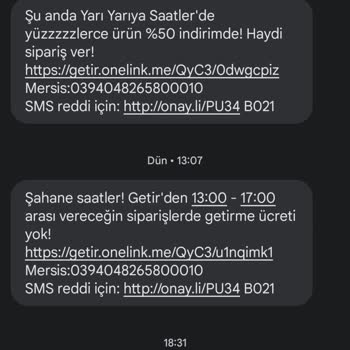 Getir Sipariş İptali Ve İade Sorunu