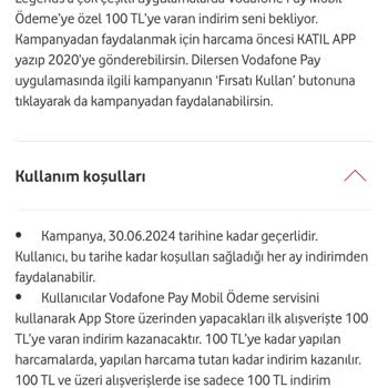 Vodafone İade Özür İnternet