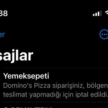 Domino's Pizza Siparişimi İptal Etti