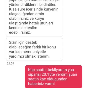 Yemeksepeti McDonald's Sipariş İadesi Yapılmadı
