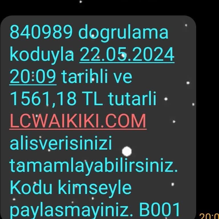LCW Kod Ve Sistem Hatası
