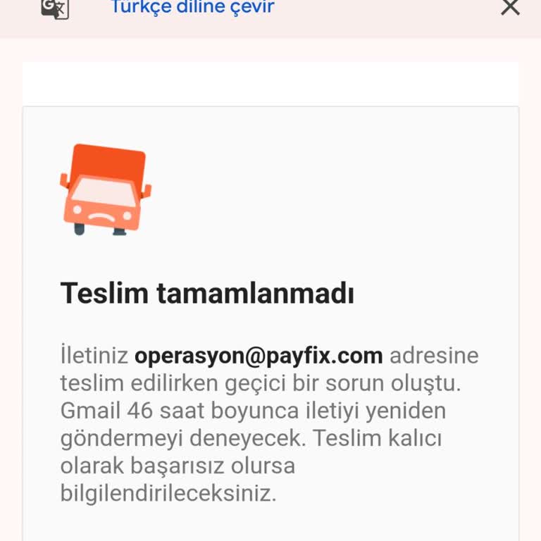 Payfix Para İadesi Yapmadı