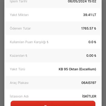Total Energies Yansımayan Yakıt Puan