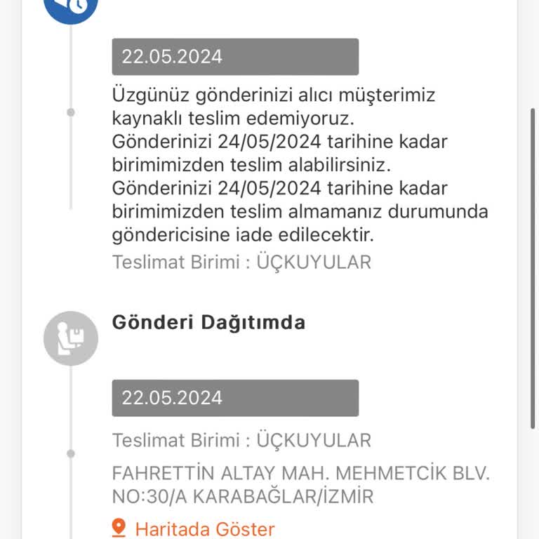 MNG Kargo Siparişi Adrese Gelmeden Teslim Edilmedi