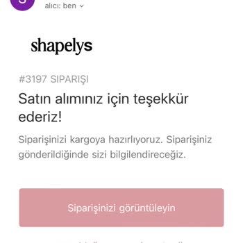 Shapelys Ürünler Elime Ulaşmadı, Paramın İadesini İstiyorum!