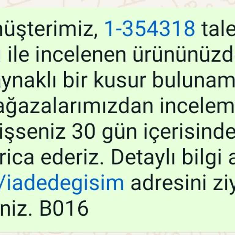 Skechers Ürün İadesini Ve Değişimini Talep Ediyorum Yazık Günah Be
