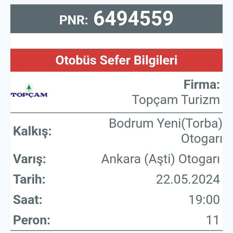 Obilet Otobüs Biletim Yandı