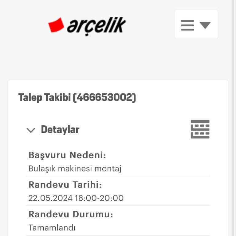 Arçelik Yetkili Servis Sorunu