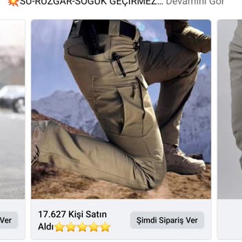 Taktik Pantolon Farklı Ürün Gönderdi!