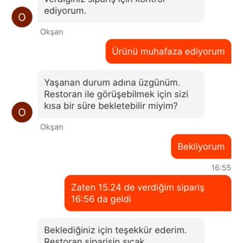 Migros Yemek Geciken Ve Yanlış Sipariş Hayal Kırıklığı