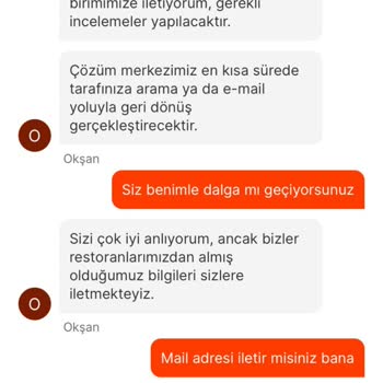Migros Yemek Geciken Ve Yanlış Sipariş Hayal Kırıklığı